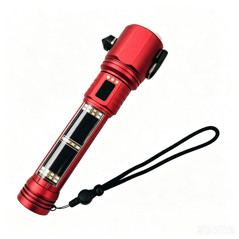 多功能太陽能逃生手電筒(自救器)