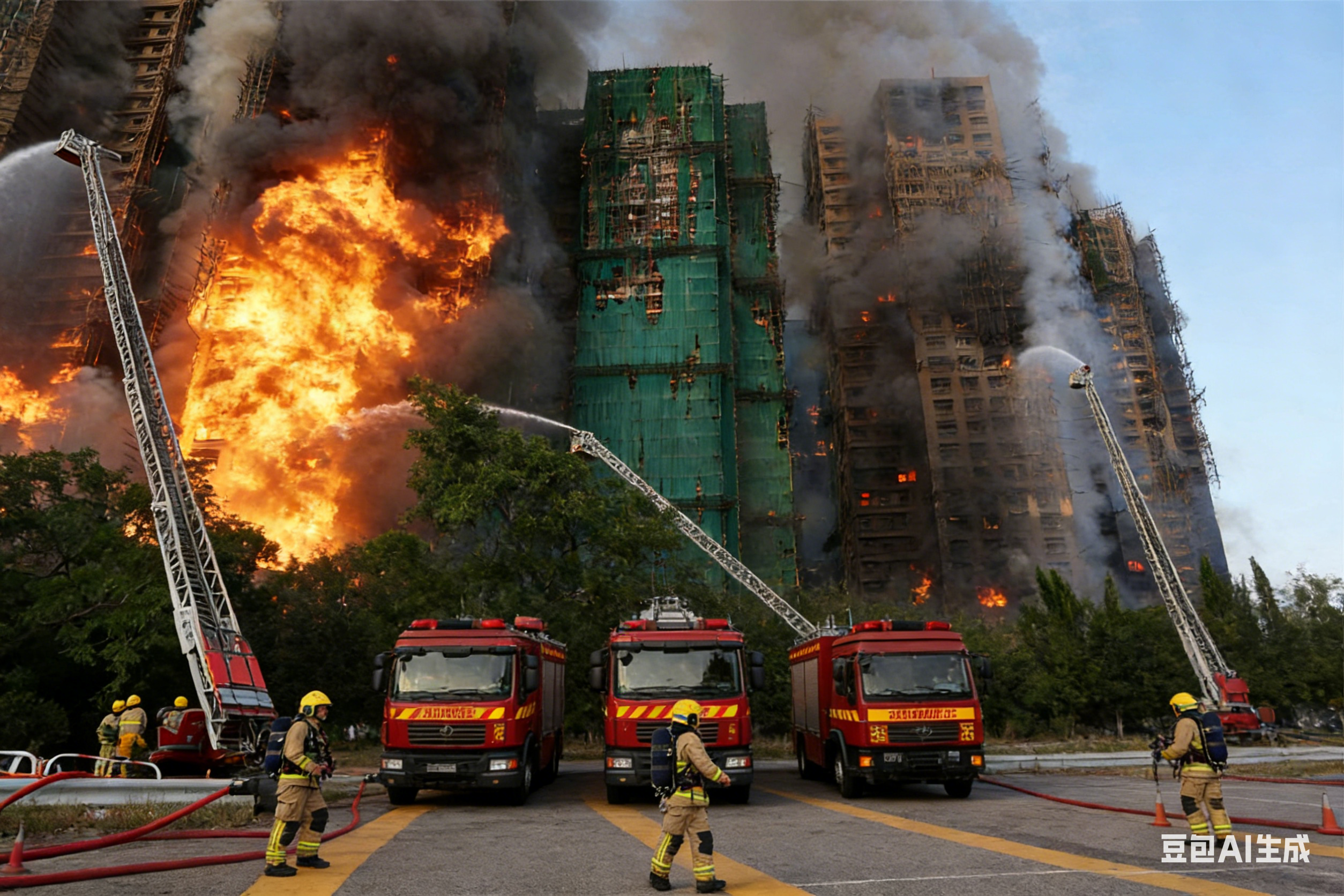【最新警訊】香港宏福苑五級大火揭露——竹棚、棚網、警報失靈的致命陷阱！
